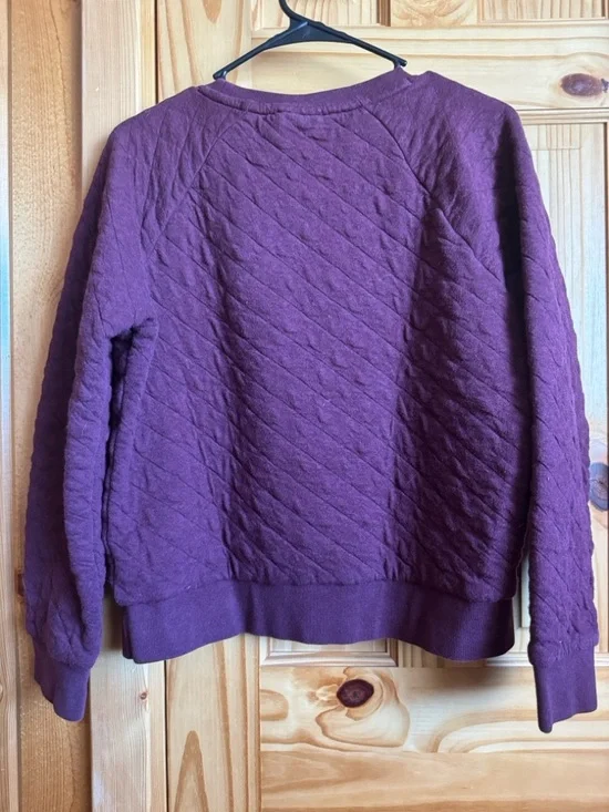 Patagonia Quilted Crewneck Sweatshirt - Deep cranberry - Picture 4 of 5